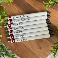 Glitter Nurse Pens — KB Creations